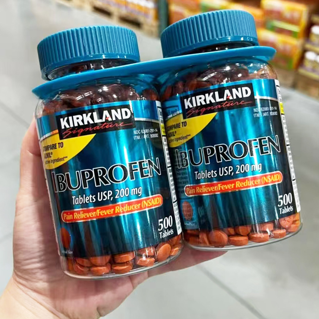 美国溯源科克兰IBUPROFEN布洛芬退热止痛药片关节腰疼膝盖痛牙痛1