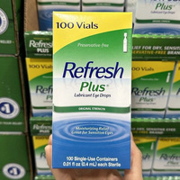 【美國直郵 產(chǎn)地溯源】Refresh Plus人工淚液100支無防腐劑滴眼液