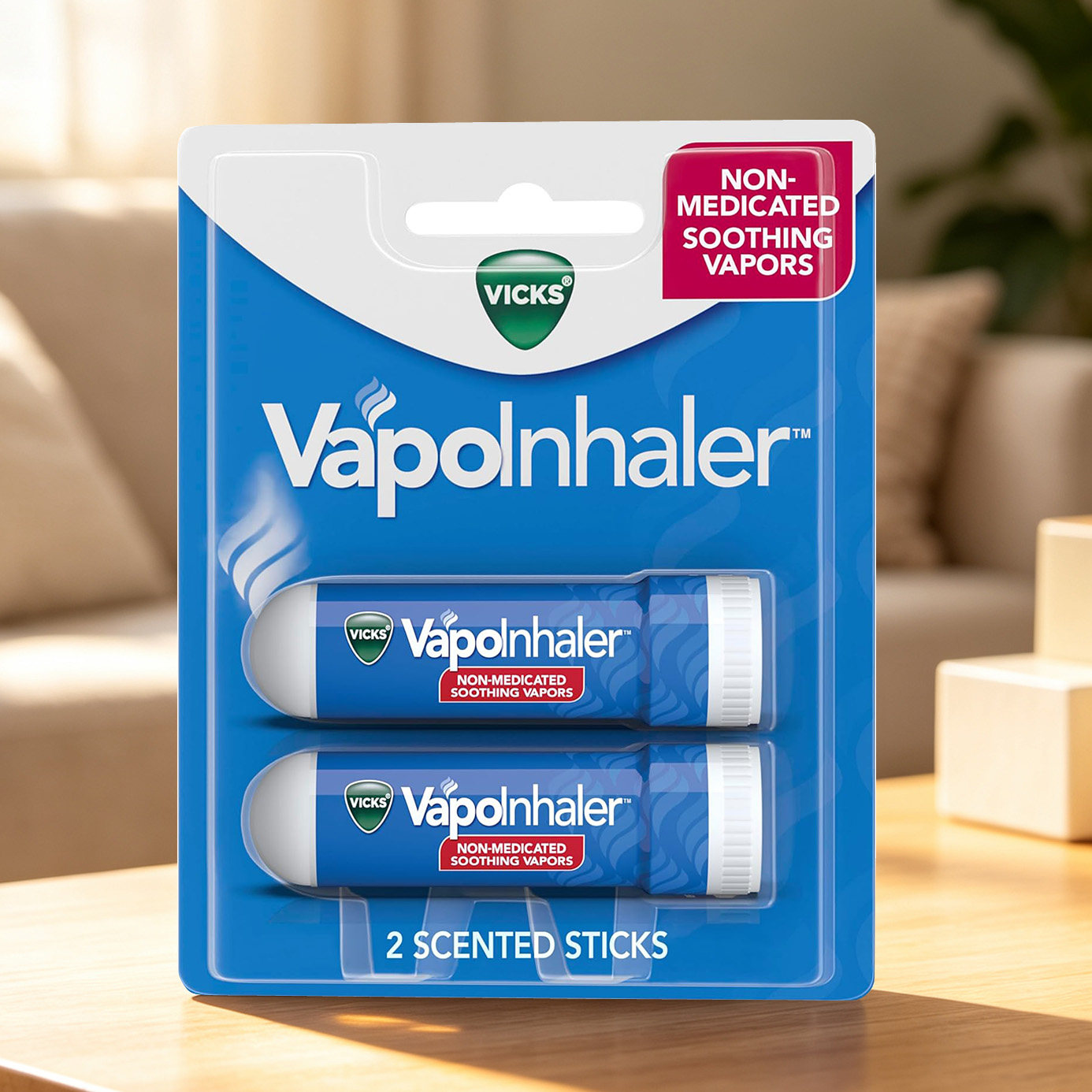 美国直邮vicks鼻通 Vapolnhaler通鼻棒感冒过敏开车提神头昏犯困1