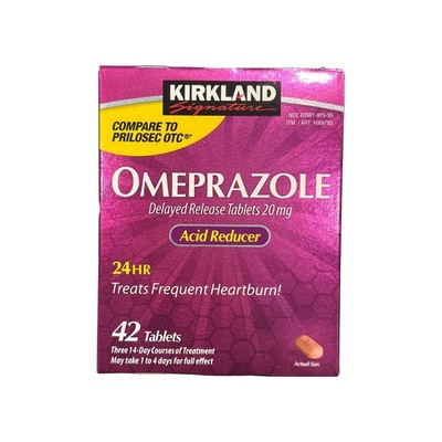 ●美国直邮●kirkland柯克兰奥镁拉唑缓释片42粒抗幽门杆菌胃炎