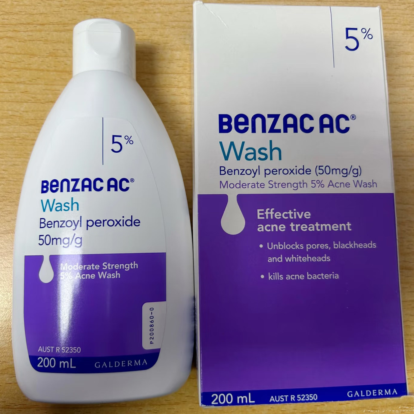 澳洲直邮班赛Benzac过氧化苯5%洗面奶温和控油祛痘无泡全身可用
