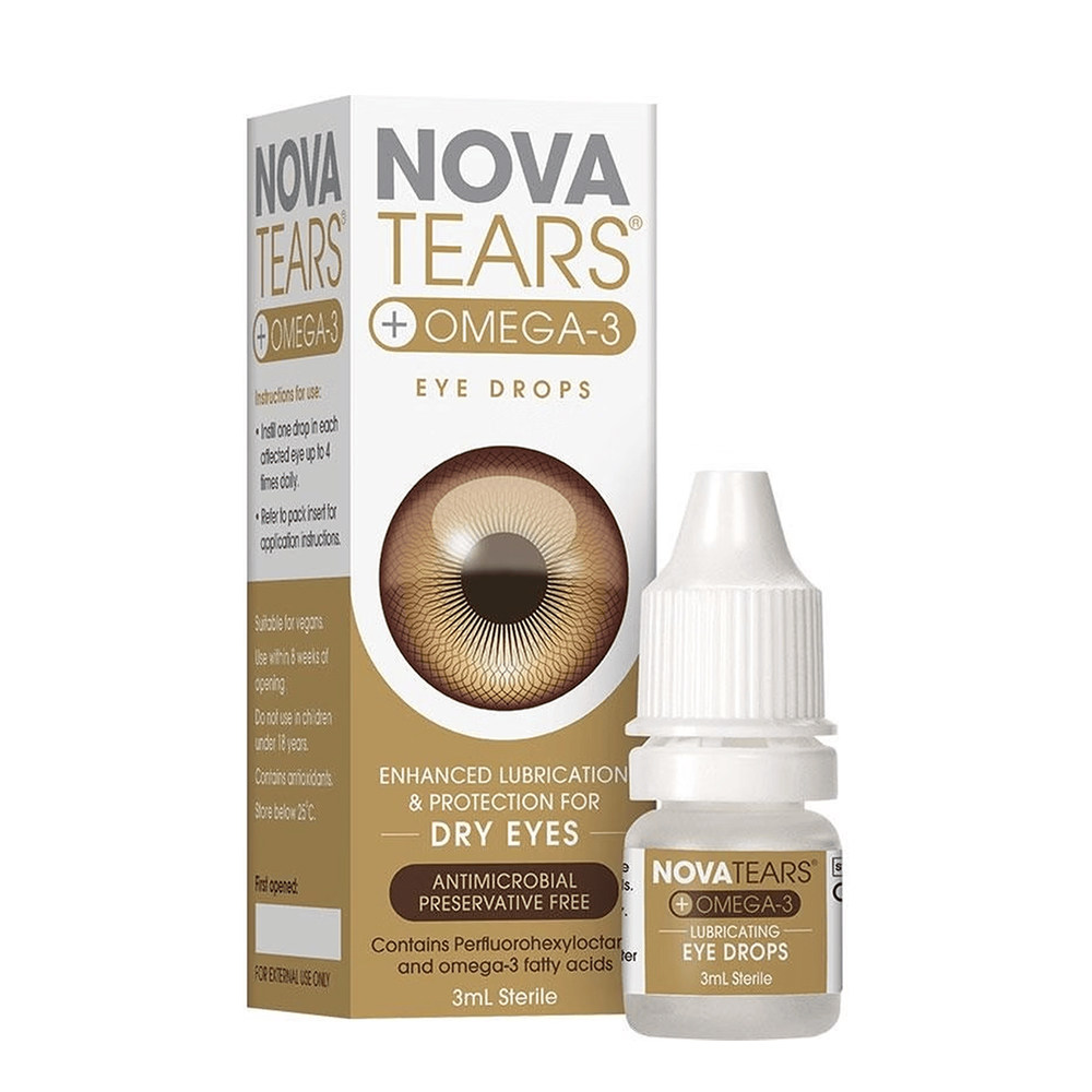 澳洲直邮Nova Tears眼药水欧米茄滴眼液舒缓眼睛干涉缓解眼疲劳1