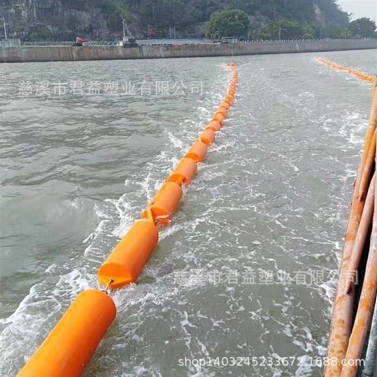 水面警示标志浮漂 300*1000通航水域带字隔离带锥形浮筒