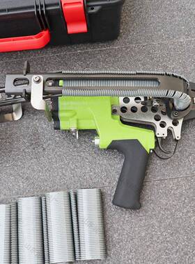 矿用气动锚网连扣机LWQ-15巷道支护锚网钉扣机钢丝网钉装机