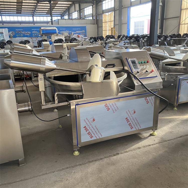 章鱼足全自动切碎机器 牛肉丸子多功能斩拌机 蒸紫薯快速斩泥机