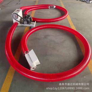 4寸15米软管吸粮机小型弹簧蛟龙输送机上料机现货