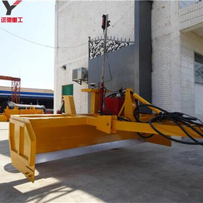 合作社3米卫星平地机 全自动工程筑路整平机 拖机牵引平地设备