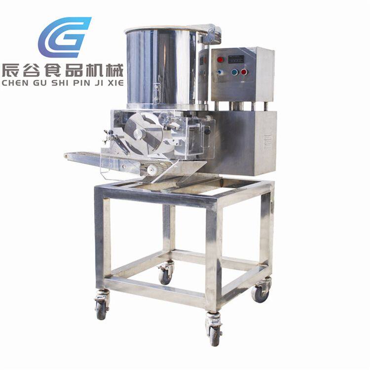 全自动米饼一次成型汉堡肉饼机 牛肉饼成型机器