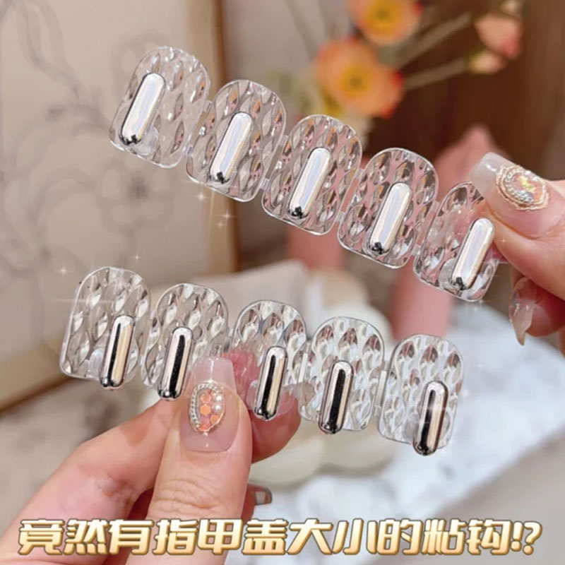 小挂钩迷你粘胶门后首饰项链挂架
