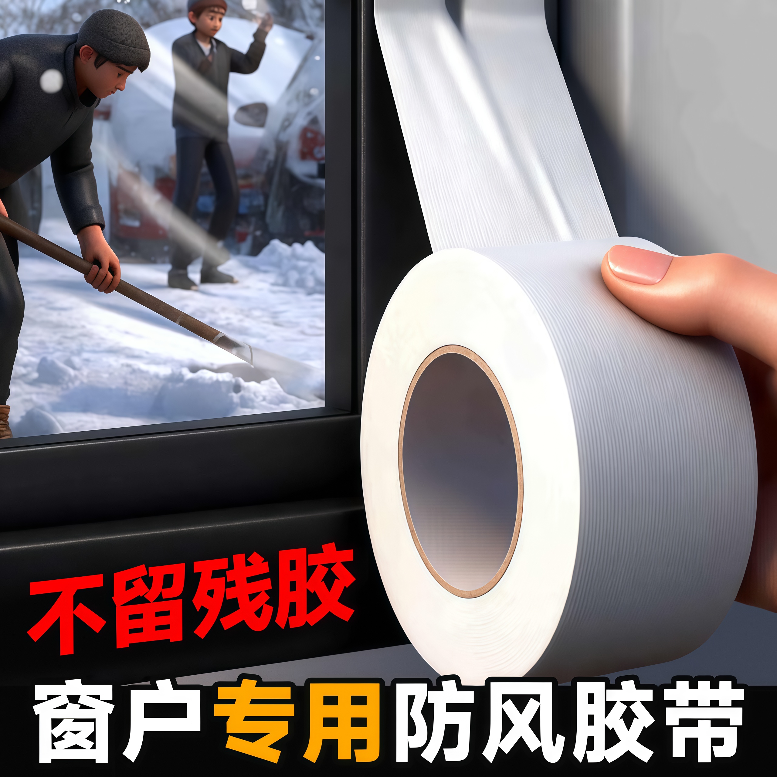 窗户挡风神器密封条门窗缝隙防漏