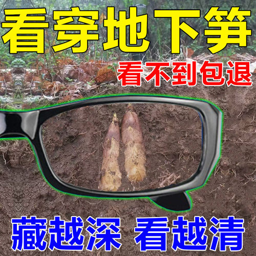 找笋神器冬笋专用眼镜挖冬笋探测仪看穿地下笋竹林山上高清找笋器