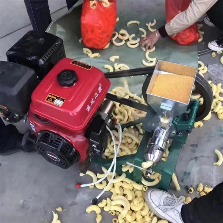 玉米膨化机五谷杂粮大米面粉车载 汽油米筒米棍摆摊小本生意