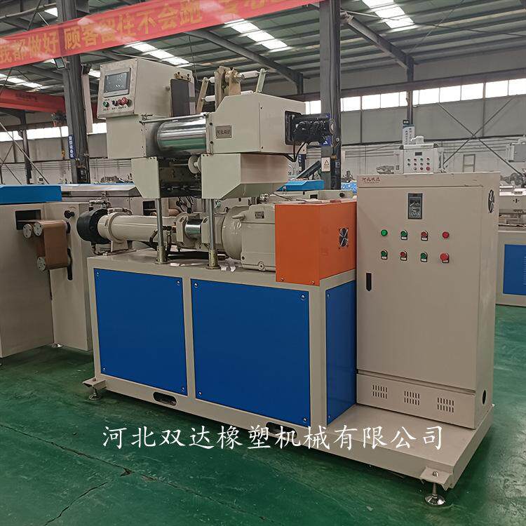 硅胶管挤出机工业挤出管设备plc定尺裁断彩色硅胶软管机械