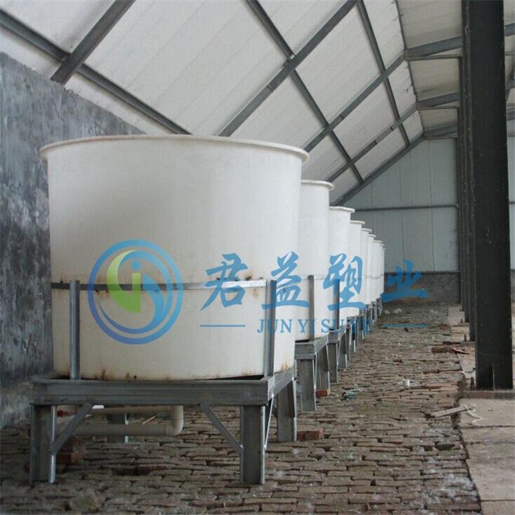 1000L锥底养殖桶PE塑料鱼类育苗桶 1立方水花驯化标苗桶 孵化桶