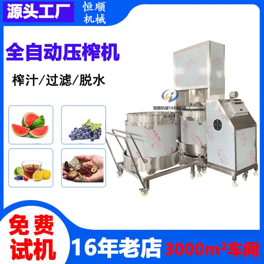 果肉系列果汁提取榨汁机 冷榨萃取果酒压榨机 发酵中药材榨汁机