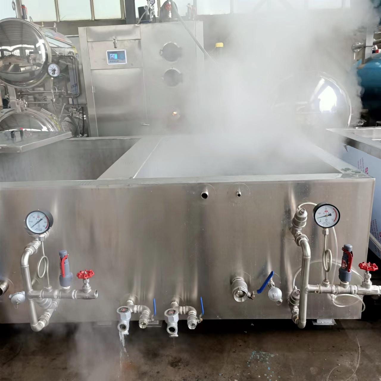 蒸汽大型燃气猪肉设备卤排骨鸭掌鸡脖炖煮锅 猪蹄方形蜂窝卤煮锅