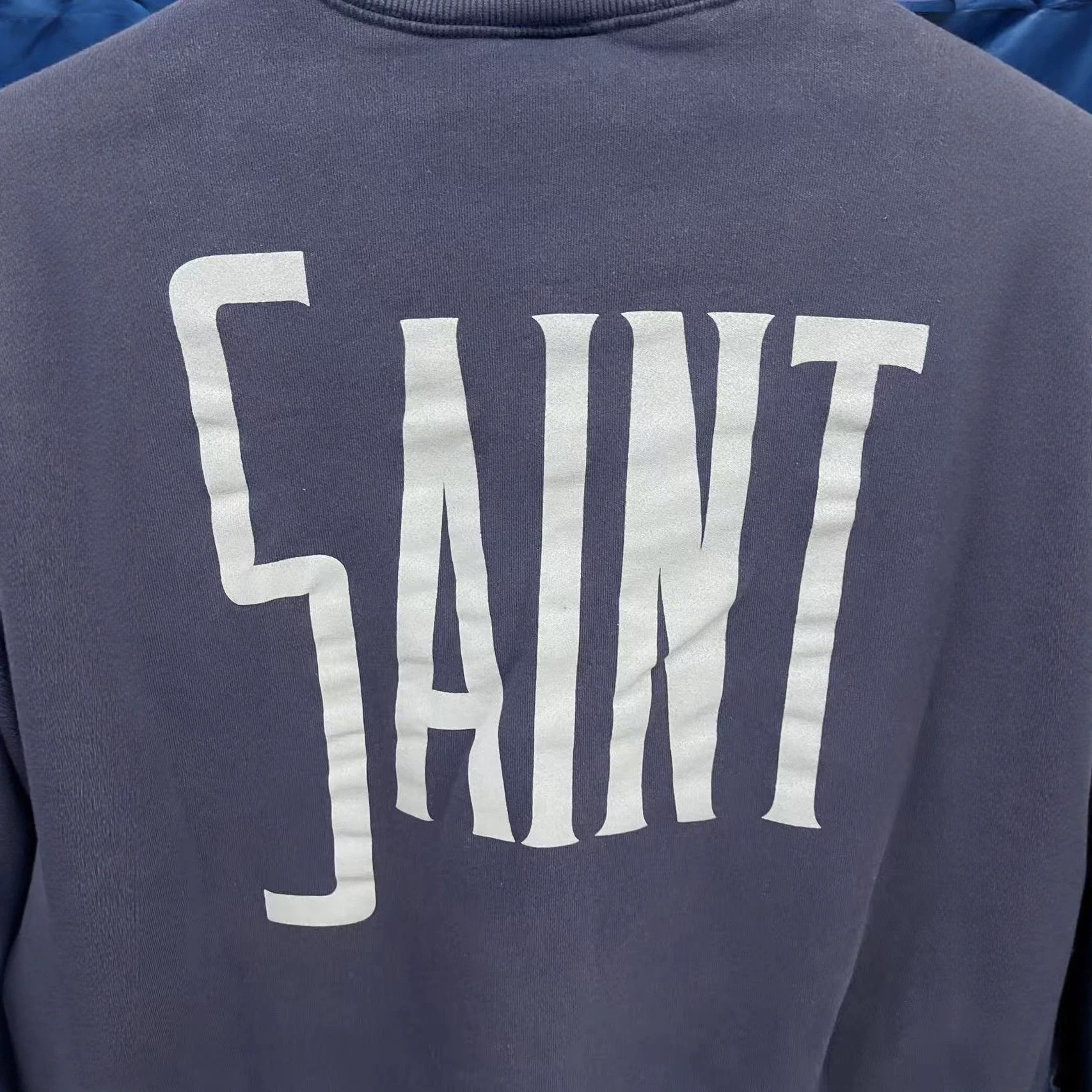 Saint Michael 25SS 奇幻魔法FANTASIA米奇联名洗水做旧圆领卫衣
