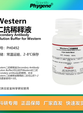 Western二抗稀释液 100mL Western Blot [PH0492 PHYGENE]