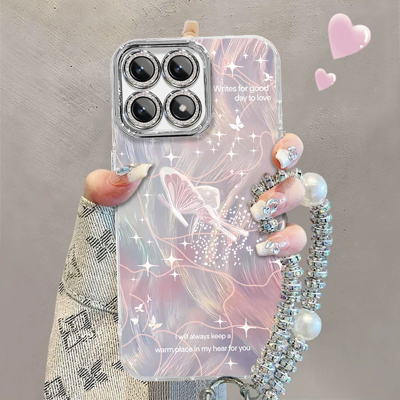 适用于红米K70e手机壳2311DRK48C线条蝴蝶rdemik70e简约hongmik7oe防摔hmk70e新款231ldrk48c保护套全包女潮