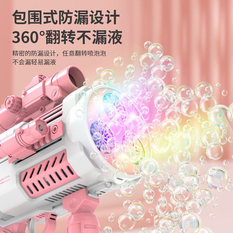 2024新款网红电m动泡泡机全自动儿童手持户外吹泡泡枪背包充电玩