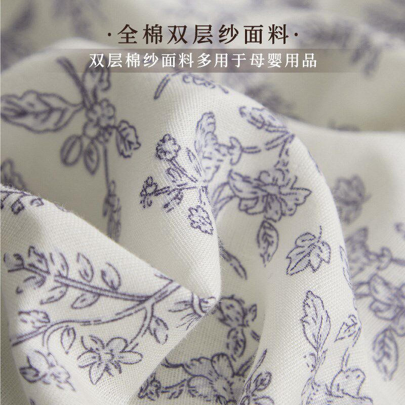 2024a软糯超柔 夏凉被A类母婴级双层纱空调被可水洗可机洗100蚕丝