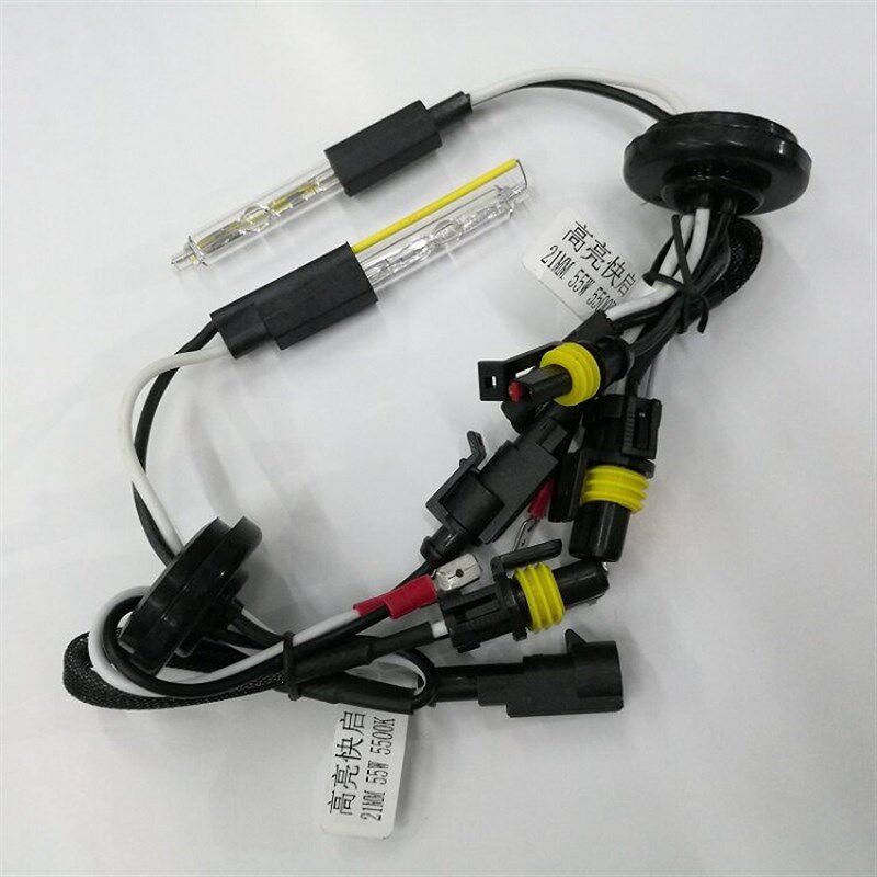 无损双光透镜海Q5专用HC21mm氙气大灯泡超N亮手拇指灯21菱形疝气
