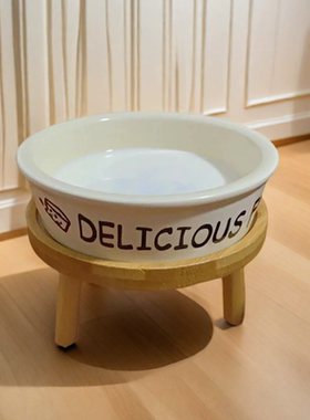 猫碗狗碗增高架护颈支架托架宠物吃饭桌支撑水碗小型犬防打翻台子