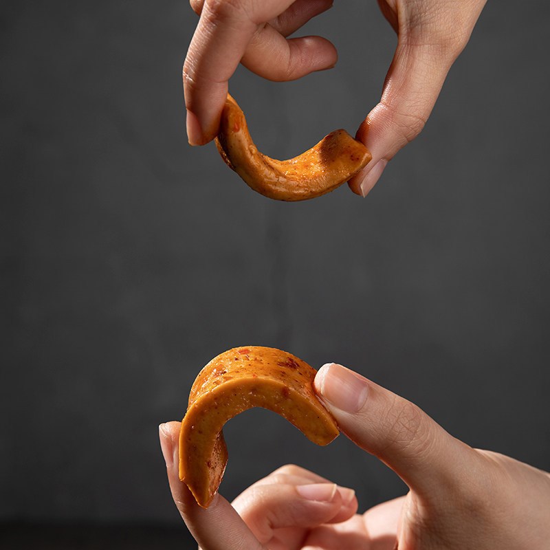 【三只松鼠Q弹豆干100g/袋】甜辣味辣条豆腐干小Z吃网红零食