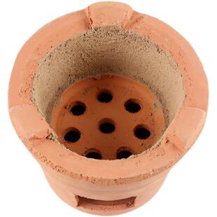 老式红泥碳炉木炭火锅烧烤炉煮茶土陶炉烤火炉港式打边炉烤肉炉子