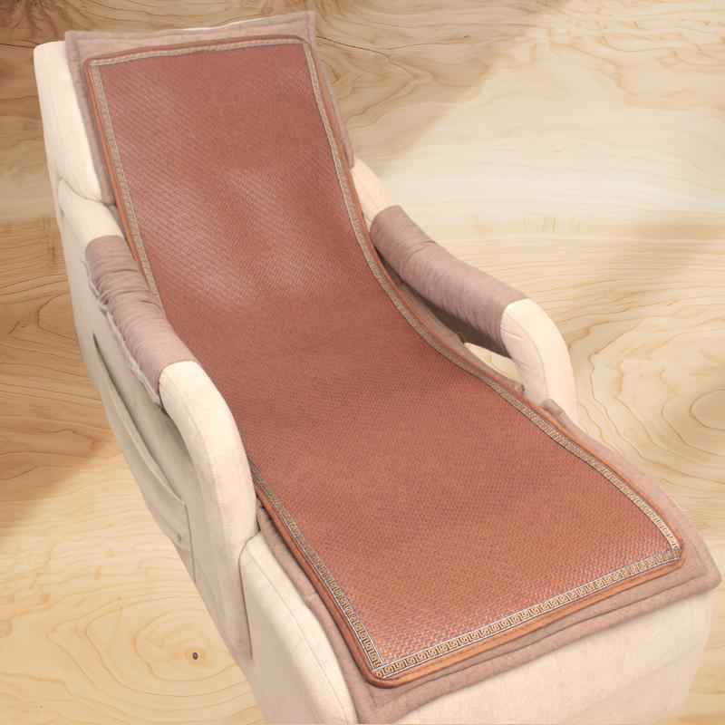 夏季PE藤席懒人摇摇椅躺椅垫办公椅坐垫靠垫一体夏天午睡午凉垫子