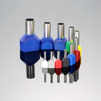 TE0506,0508,0510,0512,0516,0518双线管型接线端子冷压线鼻双拼