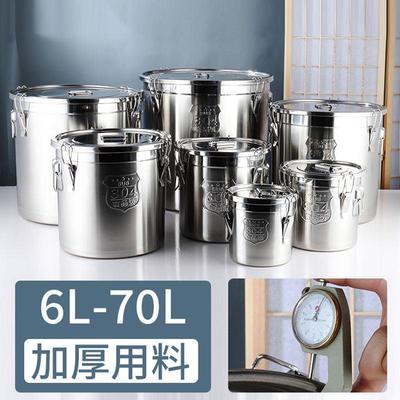 装米桶家用防虫防潮密封桶储粮罐食品级不锈钢放米面 面粉收纳盒5