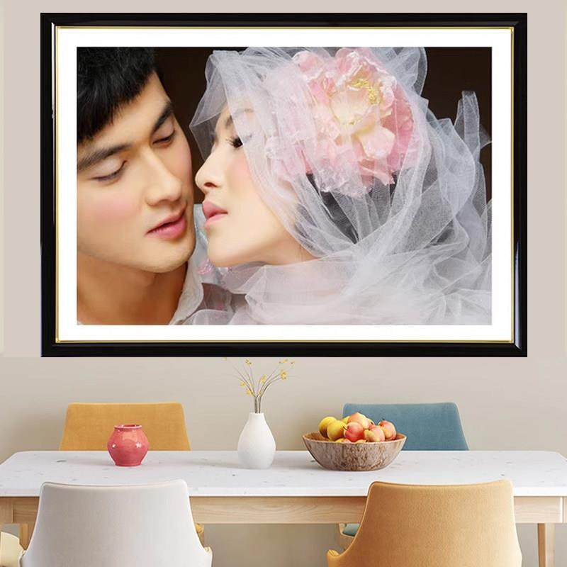 照片定制钻石画满钻点钻十字绣真人物定做钻石绣diy客厅情侣挂画,居家布艺,十字绣套件,淘宝优惠券,粉丝福利购,淘宝优惠卷