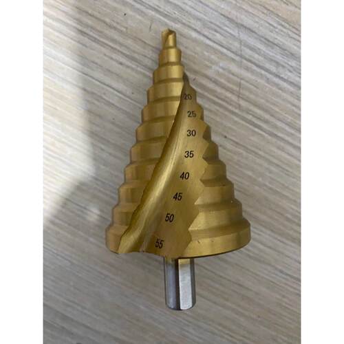 宝塔钻头6-55mm打孔阶梯钻头不锈钢开孔器含钴合金锥形木工扩孔钻