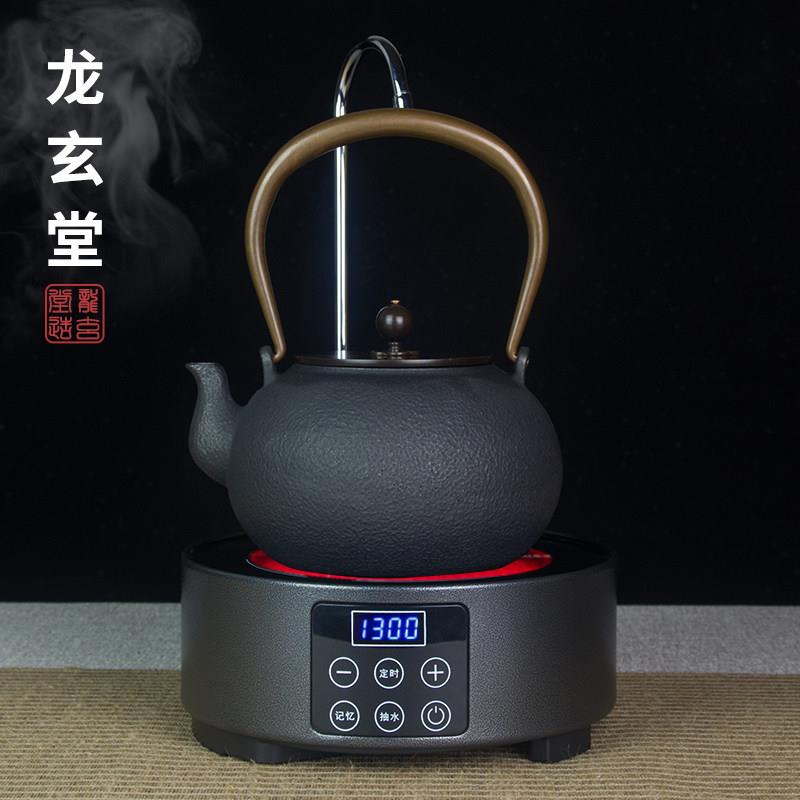 纯手工无涂层铸铁壶烧水壶黑晶炉煮茶器自动上水电泡茶炉泡茶壶家