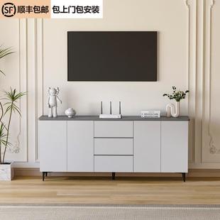 储物收纳组合地柜 全实木电视柜家用卧室墙柜简约现代小户型加高款