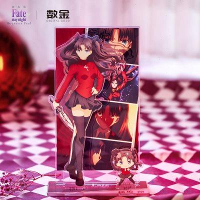 Fate系列远坂凛立牌摆件幸运石官方正版二次元动漫周边红A御主