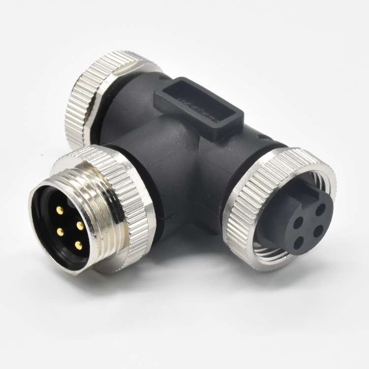 西赛姆总线系统T型转换头航空插头NMEA2000网络7/8-5芯连接器