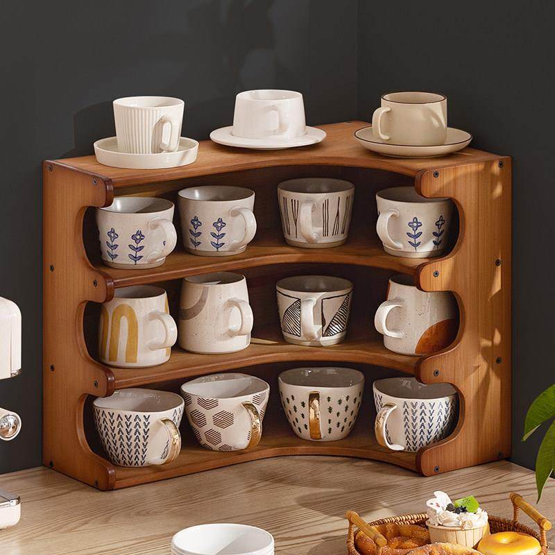 桌面置物架厨房多层杯架水杯茶杯咖啡杯防尘化妆品台面收纳柜,家庭/个人清洁工具,杯架,淘宝优惠券,粉丝福利购,淘宝优惠卷