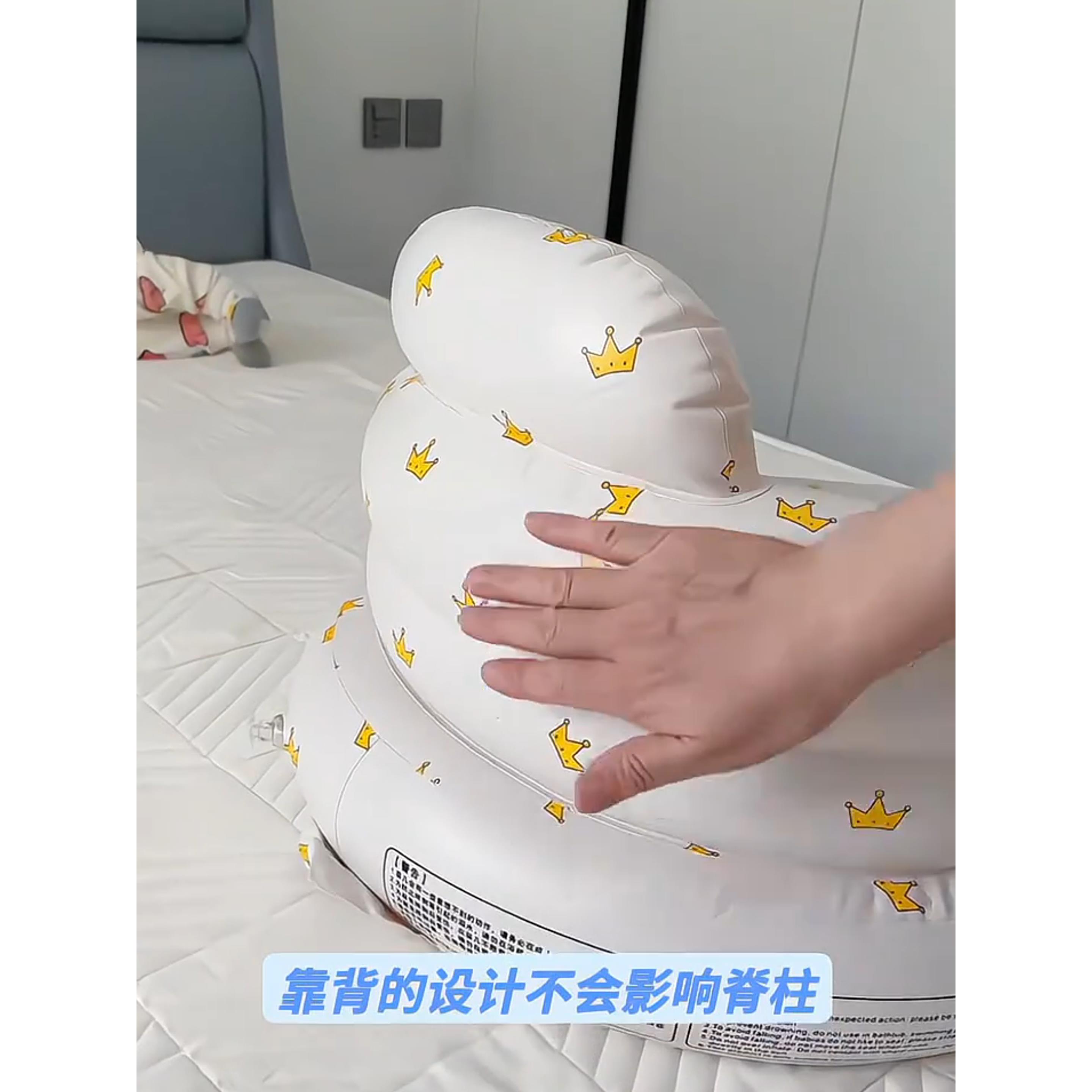 学坐椅婴儿不伤脊柱宝宝充气家用学座餐椅充气沙发训练护脊洗澡椅