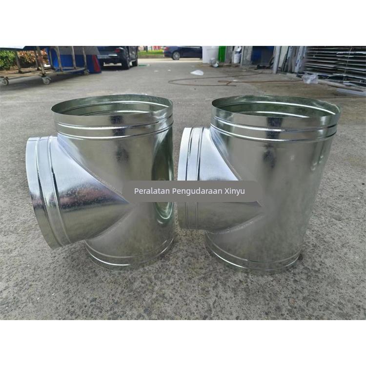 白铁皮T三通排烟管排气换气扇浴霸排气管排风管三通接头直径300mm