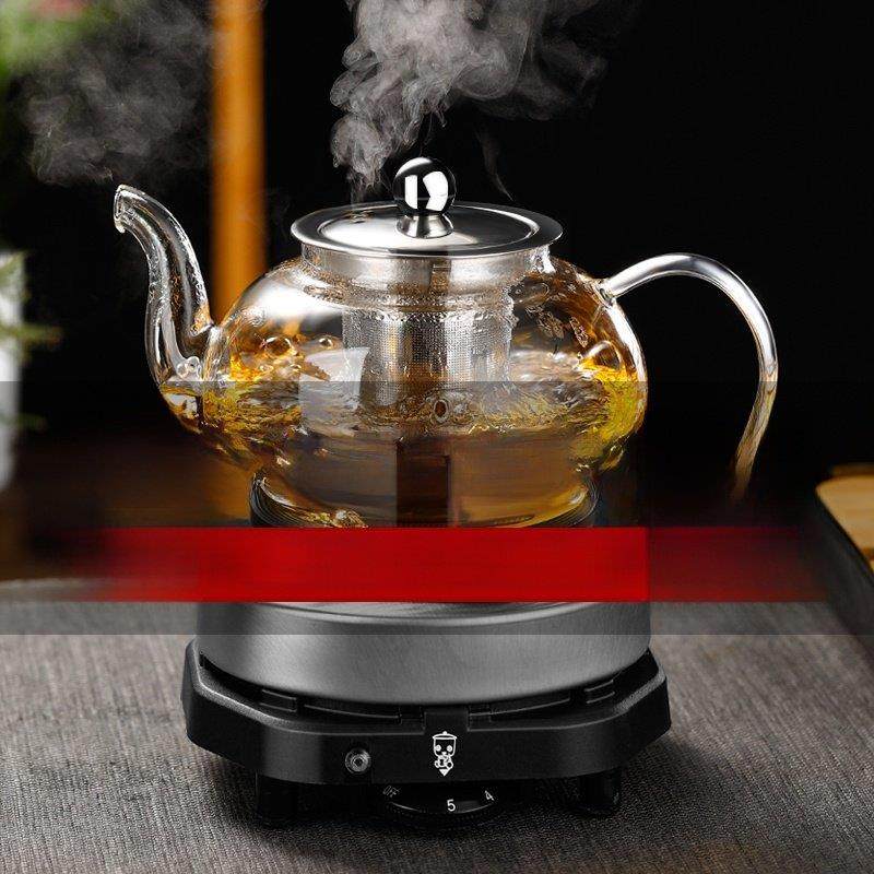 电陶炉煮茶壶套装耐高温玻璃过滤家用烧水壶泡茶套装全自动蒸煮茶,餐饮具,茶壶,淘宝优惠券,粉丝福利购,淘宝优惠卷