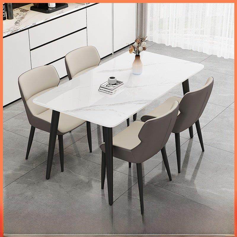 意大利可访问的豪华石板餐桌和椅子的家庭小公寓现代简单矩形餐桌,住宅家具,岩板餐桌,淘宝优惠券,粉丝福利购,淘宝优惠卷