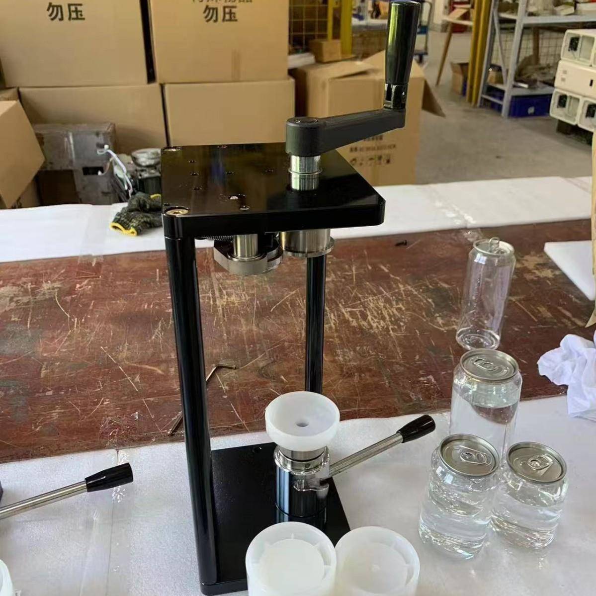 手摇封罐机易拉罐封罐机台式奶茶果汁封口机现货下单当天发货
