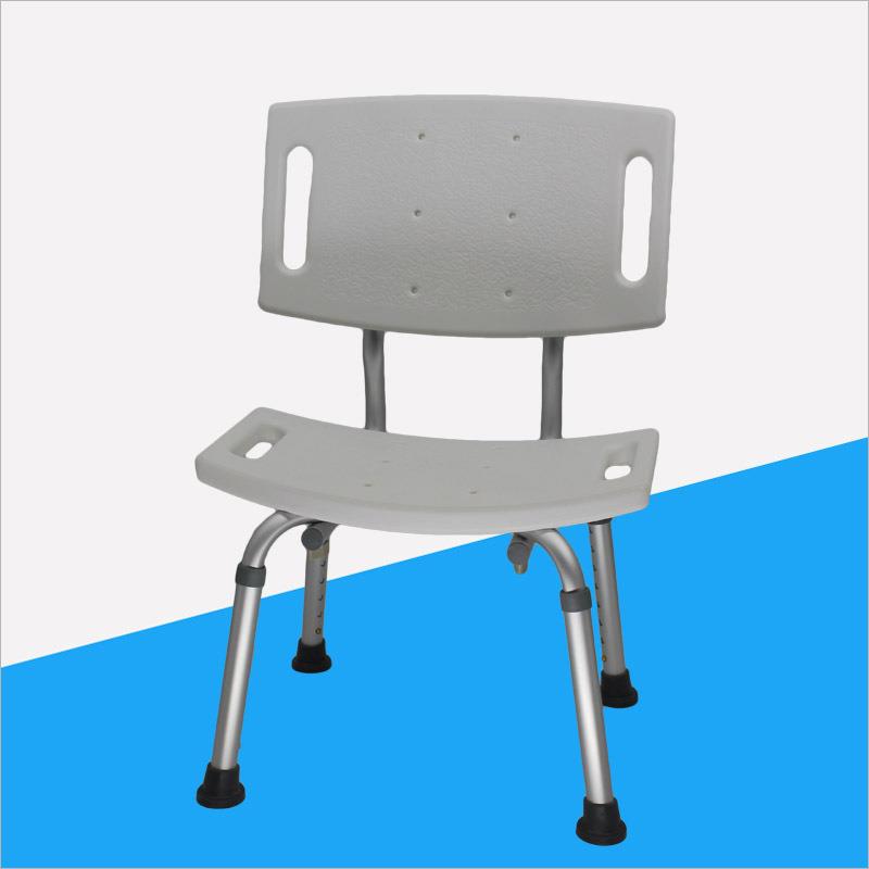 带靠背洗澡椅老人洗澡凳铝合金洗澡椅防滑浴室洗澡椅直销