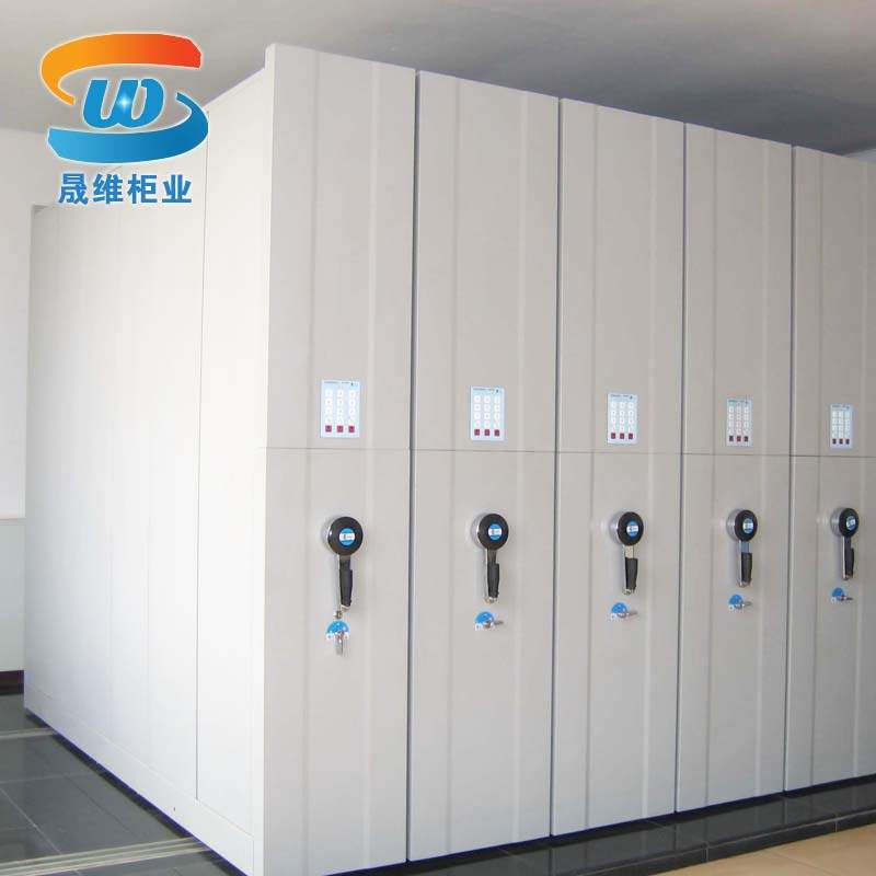 带地轨文件电动密集柜财务密集架移动资料柜电动文件凭证柜