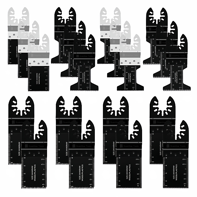 20pcs万用宝配件套装1-3/4和1-3/8共6品种修边机附件