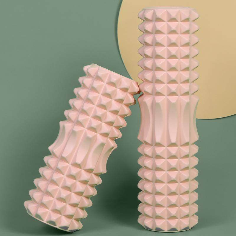 直销新款泡沫轴深度按摩瑜伽柱塑形美腿按摩棒健身舒展器肌肉放松