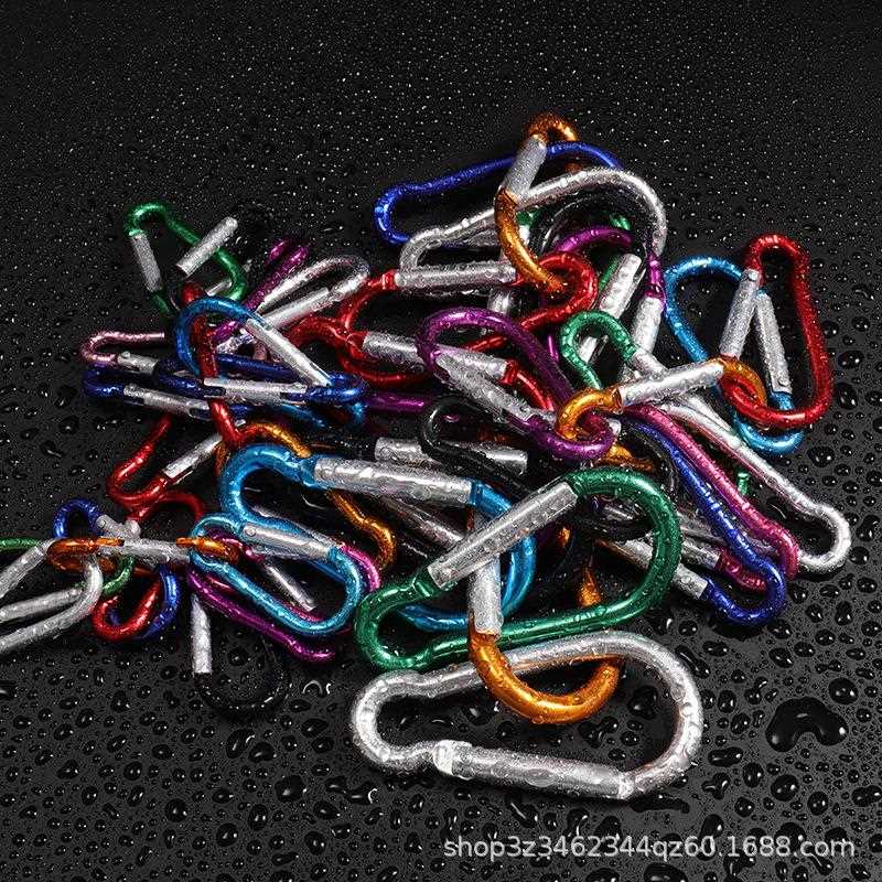 直销新款户外8号葫芦形水壶挂钩登山扣 不锈钢多功能快挂扣