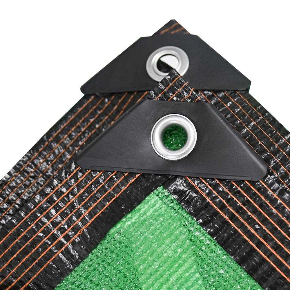 直销新款绿色包边打孔防晒网加厚遮光网庭院阳台花卉车棚遮阳网